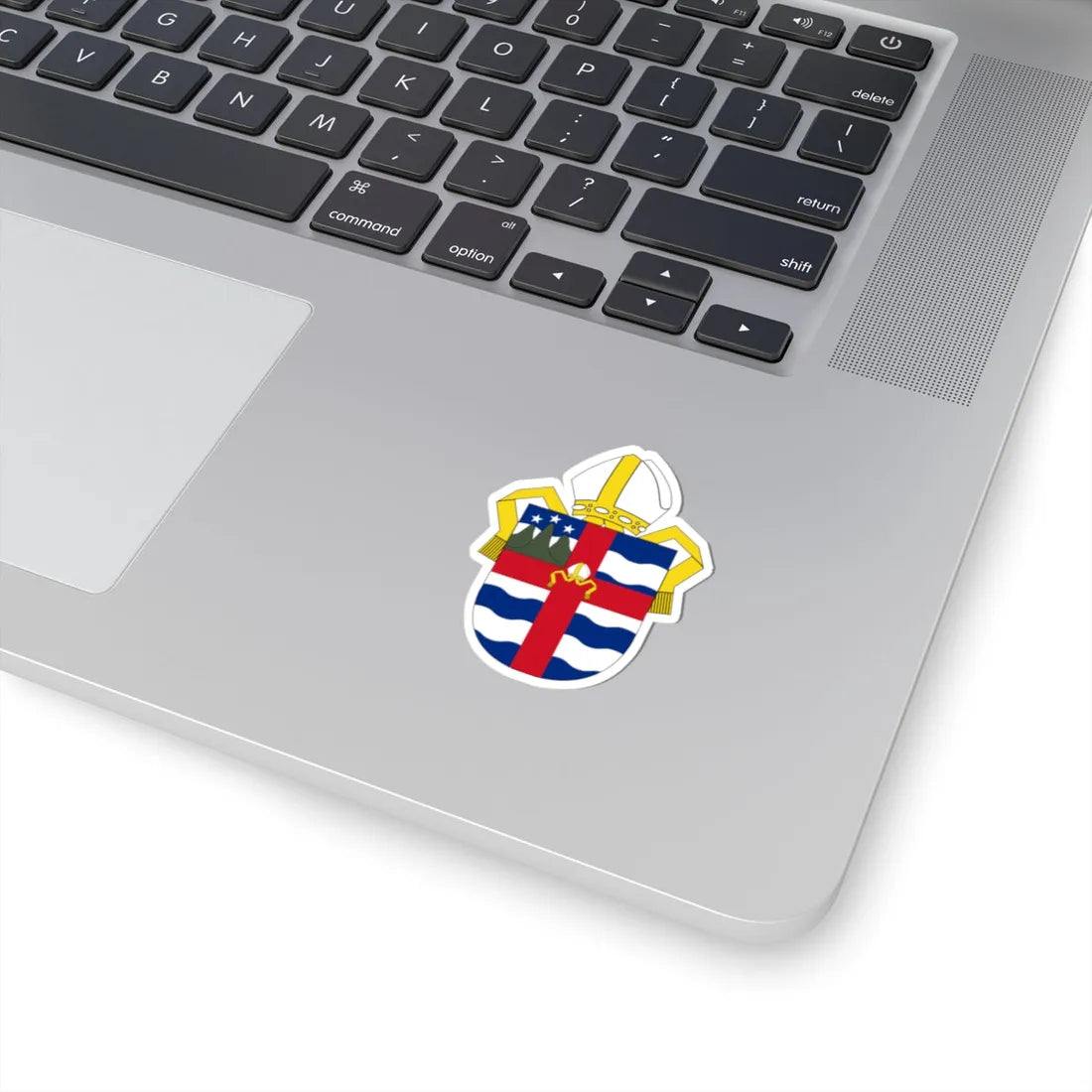 Angl-NZ-Polynesia-Arms (New Zealand) (Coat of Arms) STICKER Vinyl Kiss-Cut Decal - The Sticker Space