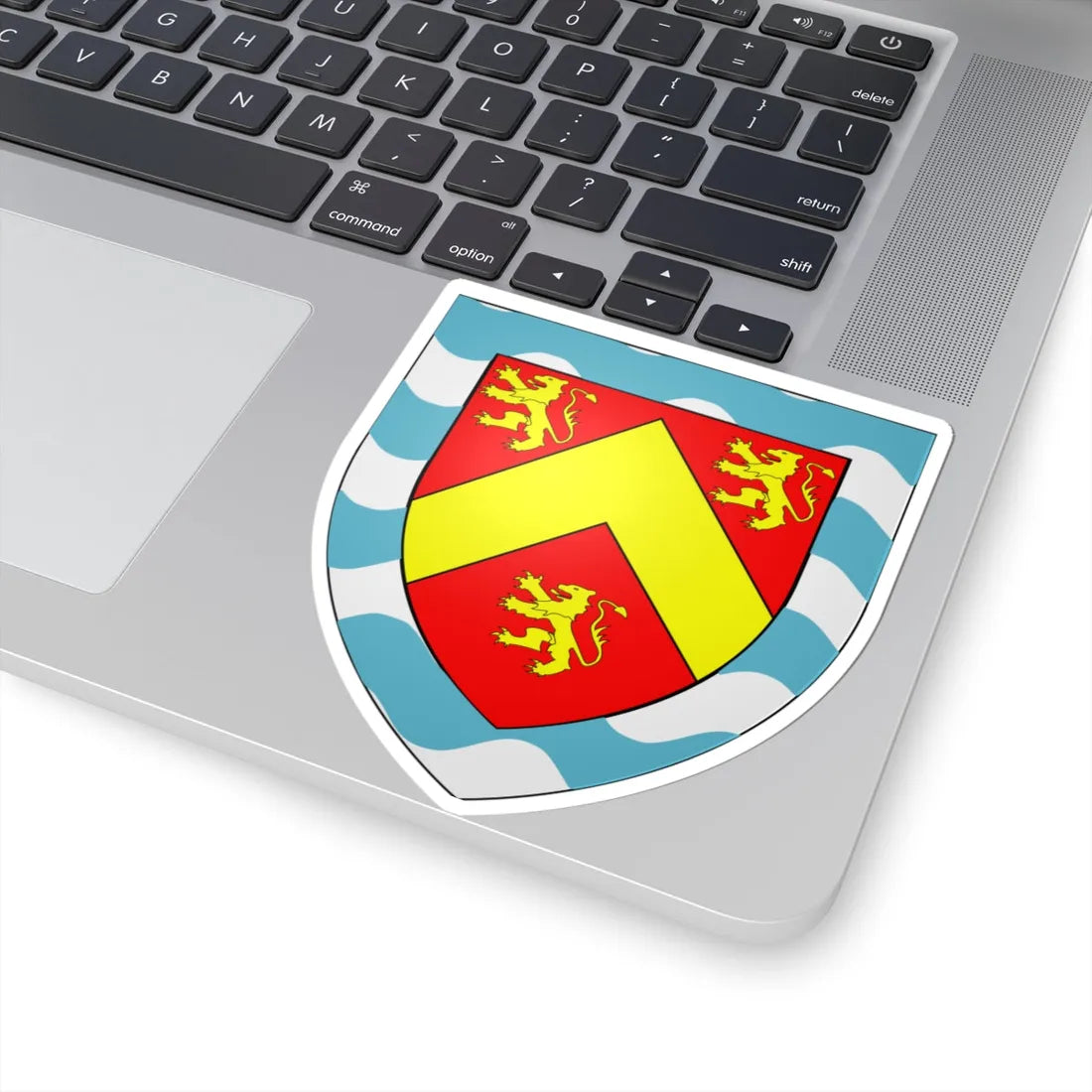 Anglesey County Council (United Kingdom) (Coat of Arms) STICKER Vinyl Kiss-Cut Decal - The Sticker Space