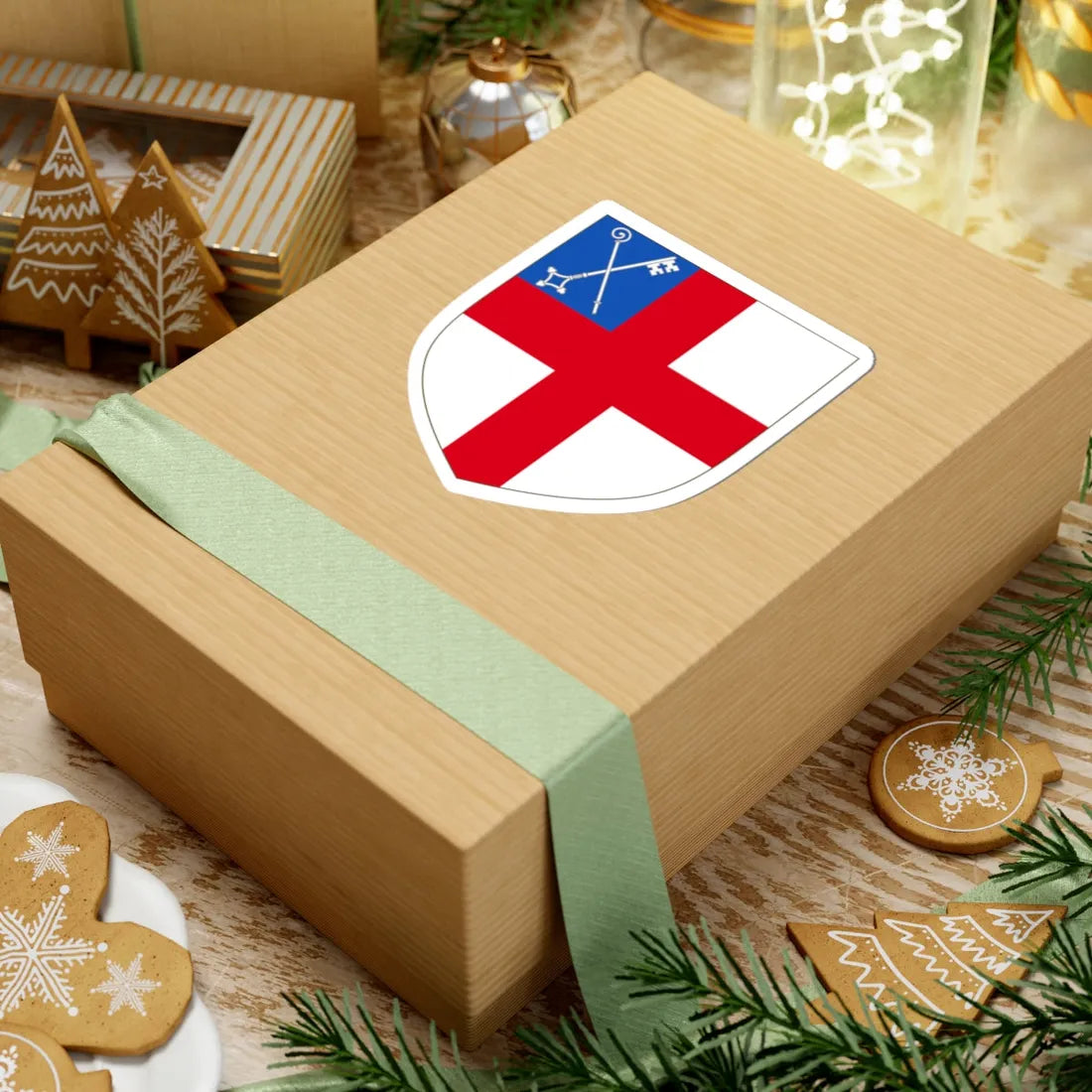 Anglican Catholic Church (United Kingdom) (Coat of Arms) STICKER Vinyl Kiss-Cut Decal - The Sticker Space