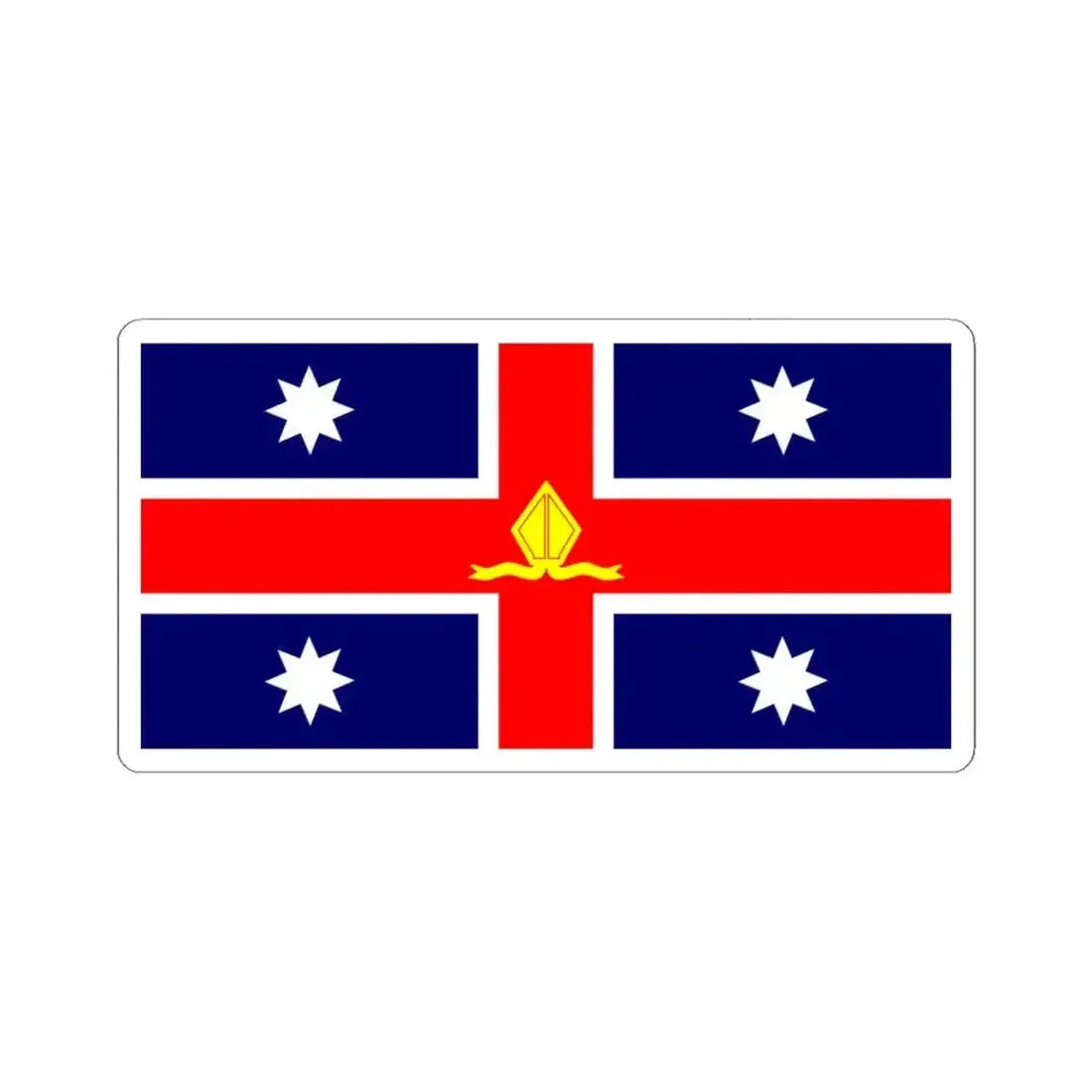 Anglican Church of Australia (Australia) STICKER Vinyl Kiss-Cut Decal 4 Inch White - The Sticker Space
