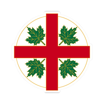Anglican Church of Canada Badge (Canada) (Coat of Arms) STICKER Vinyl Kiss-Cut Decal 2 Inch White - The Sticker Space