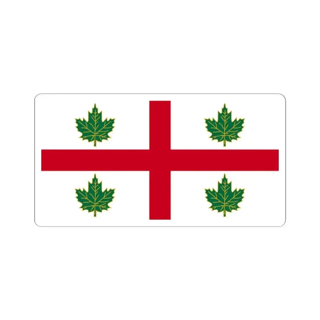 Anglican Church of Canada Flag (Canada) STICKER Vinyl Kiss-Cut Decal 2 Inch White - The Sticker Space