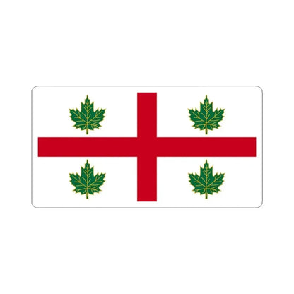 Anglican Church of Canada Flag (Canada) STICKER Vinyl Kiss-Cut Decal 3 Inch White - The Sticker Space