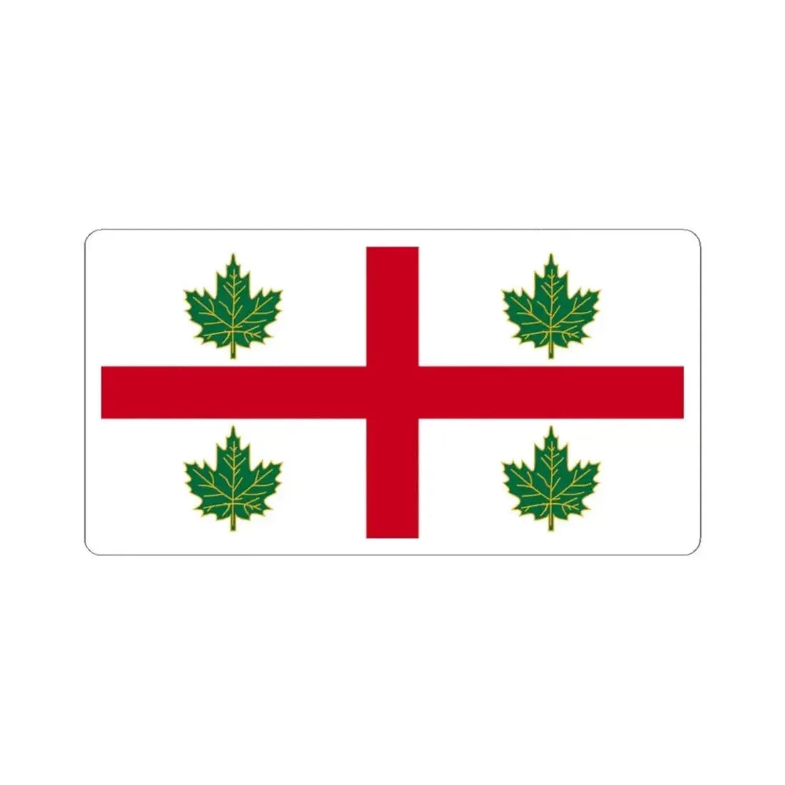 Anglican Church of Canada Flag (Canada) STICKER Vinyl Kiss-Cut Decal 4 Inch White - The Sticker Space