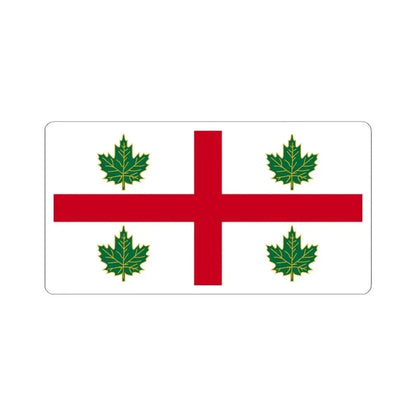 Anglican Church of Canada Flag (Canada) STICKER Vinyl Kiss-Cut Decal 4 Inch White - The Sticker Space