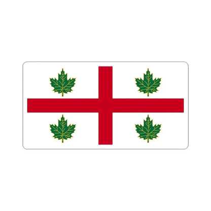 Anglican Church of Canada Flag (Canada) STICKER Vinyl Kiss-Cut Decal 6 Inch White - The Sticker Space