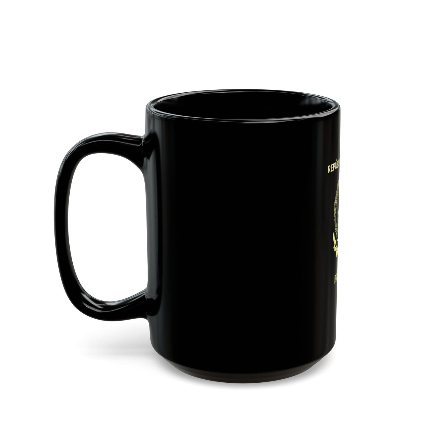 Angolan Passport - Black Coffee Mug