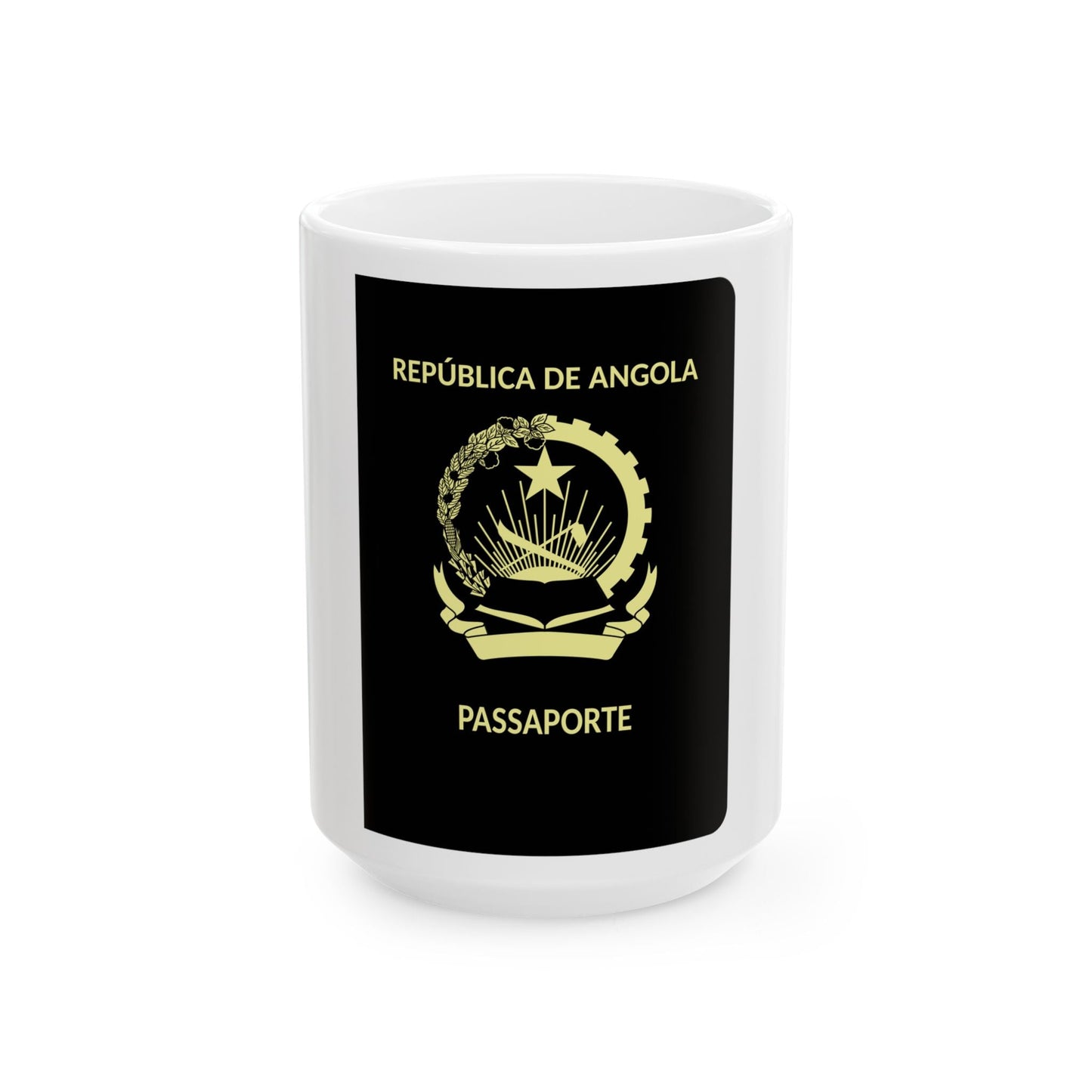 Angolan Passport - White Coffee Mug