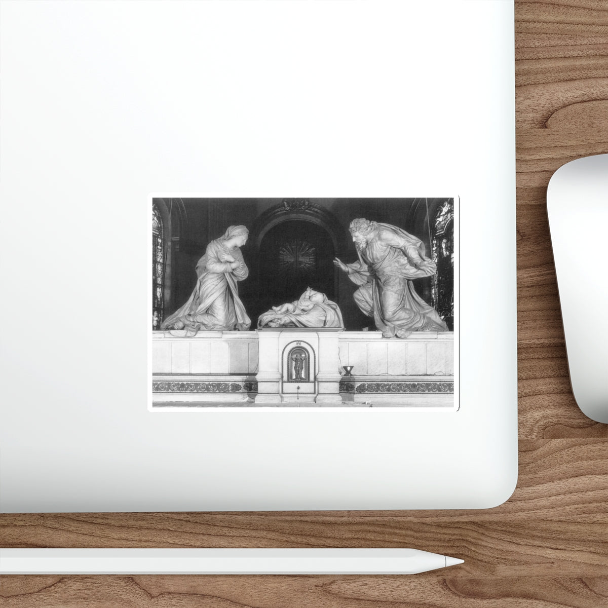 ANGUIER, Michel - Nativity1 (Artwork) STICKER Vinyl Die-Cut Decal-The Sticker Space