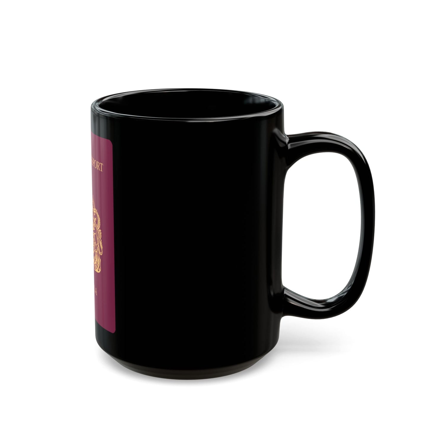 Anguilla Passport - Black Coffee Mug