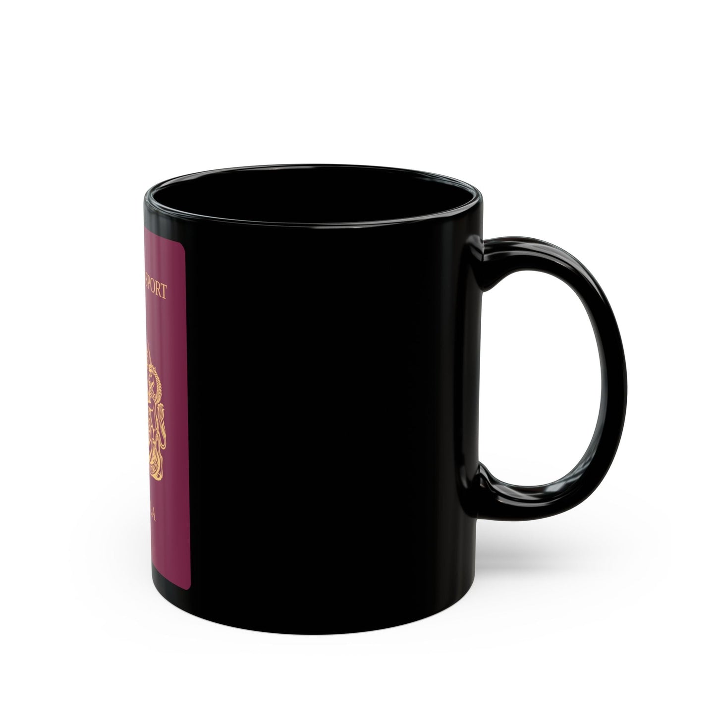 Anguilla Passport - Black Coffee Mug