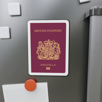 Anguilla Passport - Die-Cut Magnet-The Sticker Space