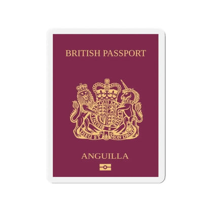 Anguilla Passport - Refrigerator Magnet 2 Inch - The Sticker Space