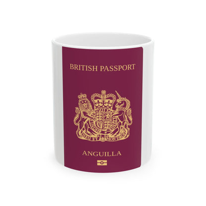 Anguilla Passport - White Coffee Mug