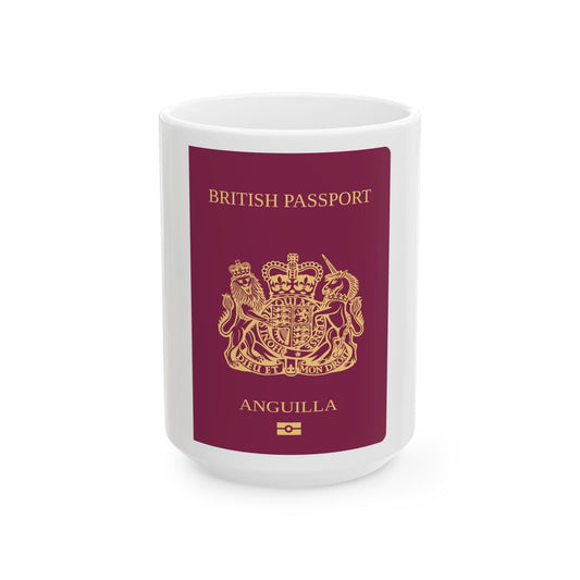 Anguilla Passport - White Coffee Mug