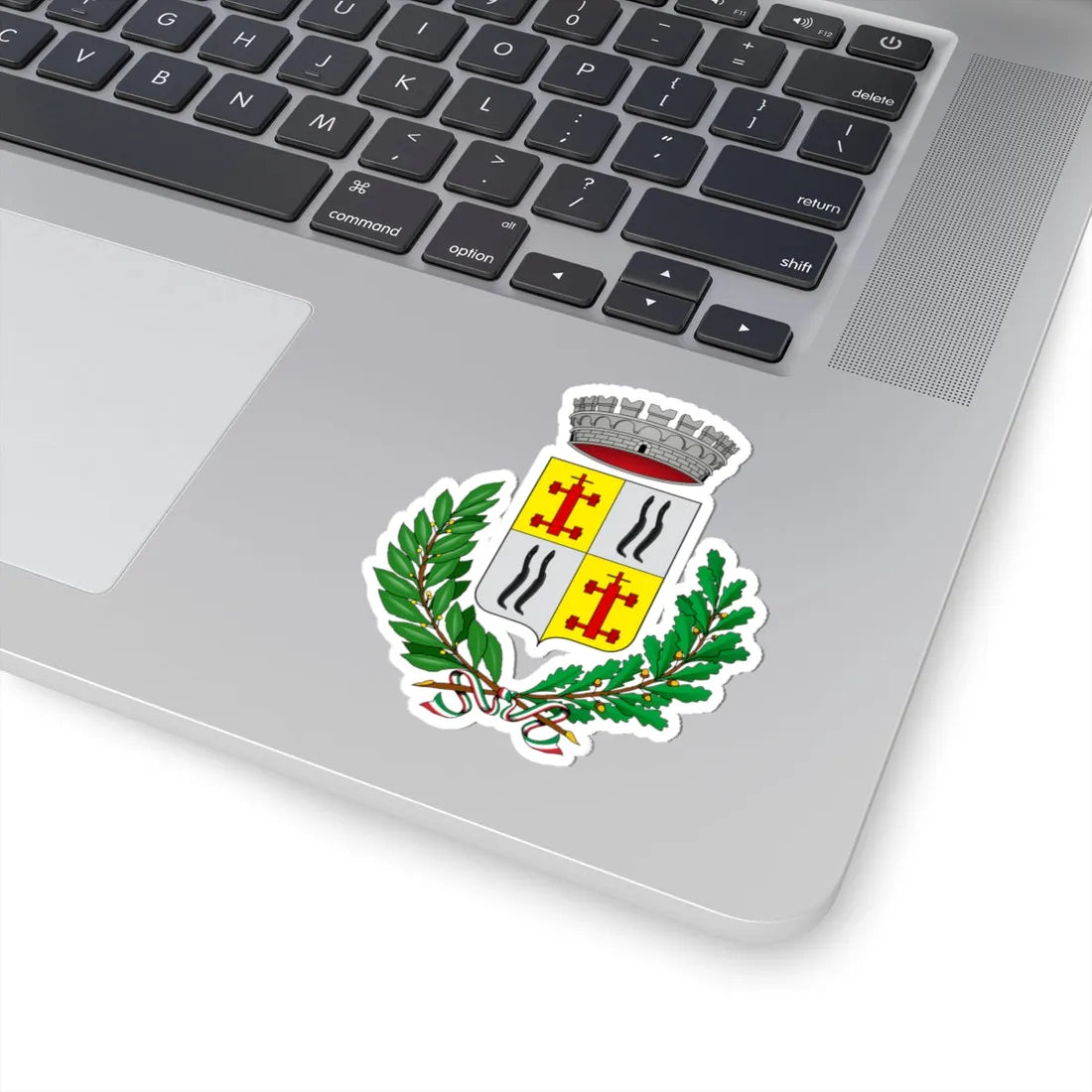 Anguillara Veneta-Stemma (Italy) (Coat of Arms) STICKER Vinyl Kiss-Cut Decal - The Sticker Space