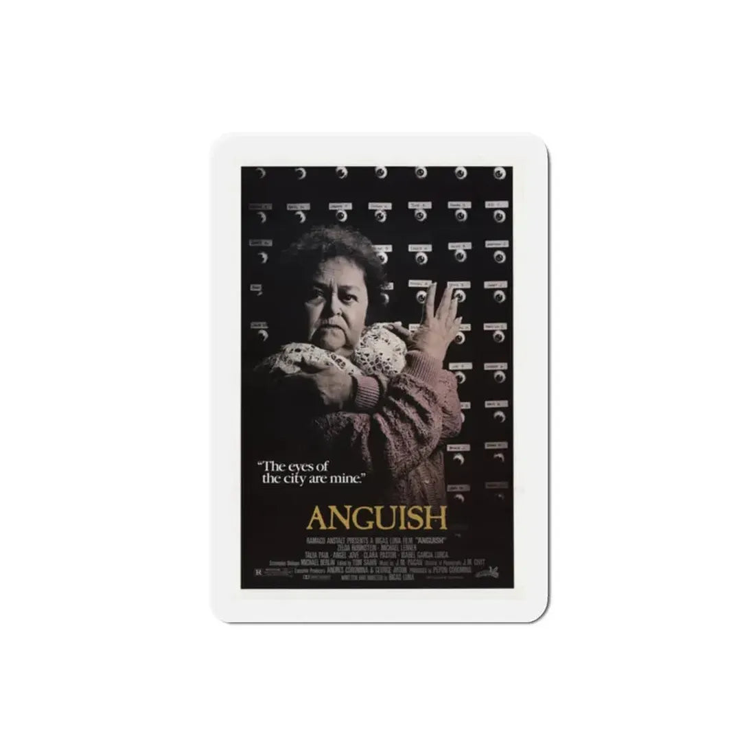 Anguish 1988 Movie Poster Refrigerator Magnet 2 Inch - The Sticker Space
