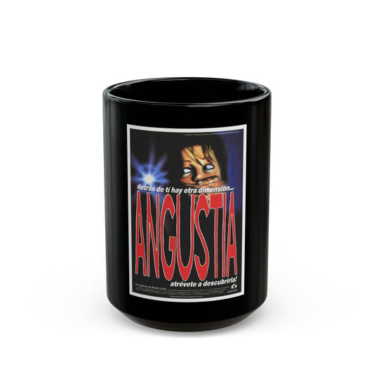 ANGUISH (SPANISH) 1987 Movie Poster - Black Coffee Mug-15oz-The Sticker Space