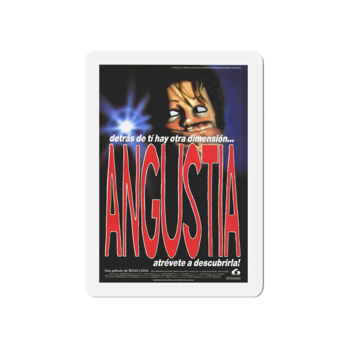 ANGUISH (SPANISH) 1987 Movie Poster - Die-Cut Magnet-5" x 5"-The Sticker Space