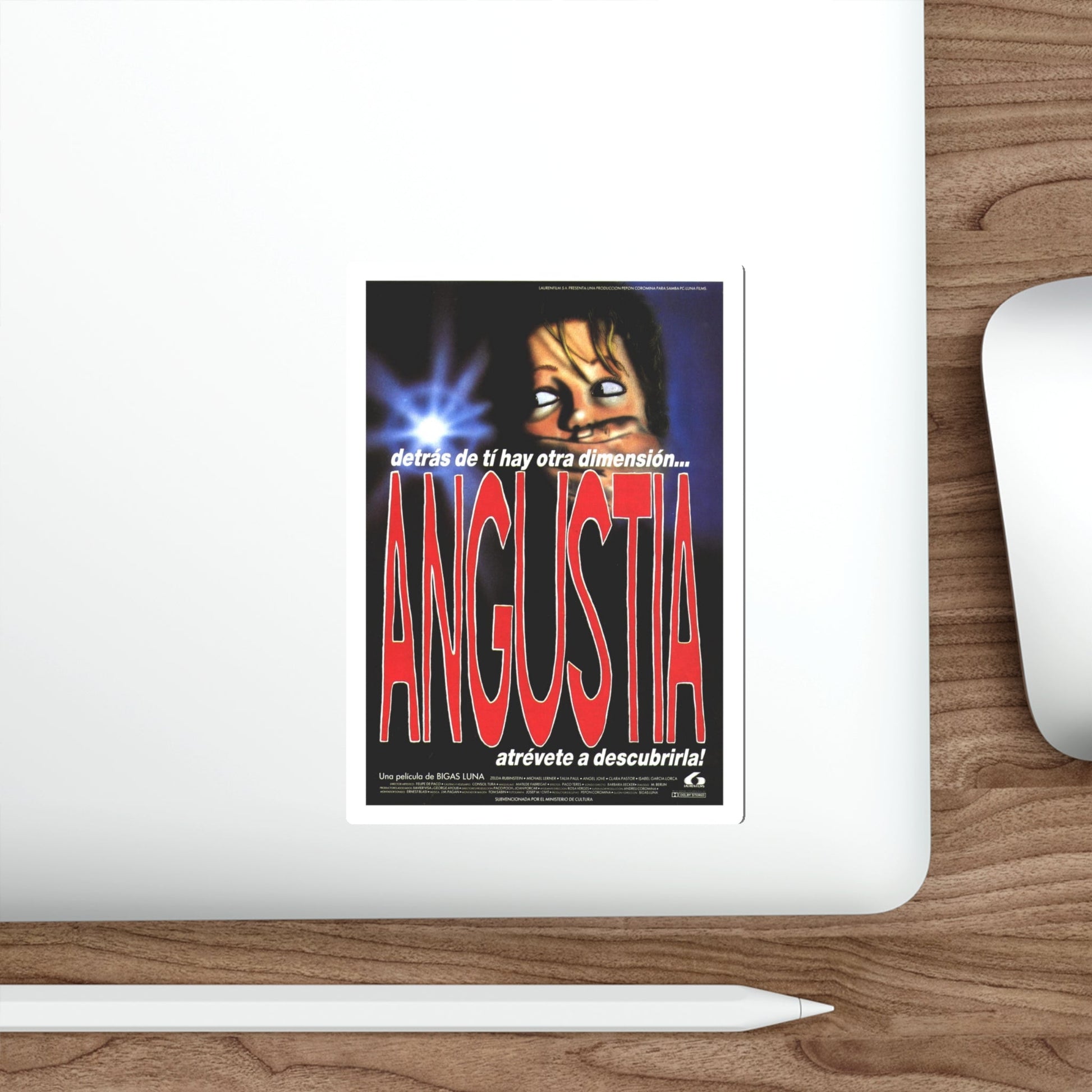 ANGUISH (SPANISH) 1987 Movie Poster STICKER Vinyl Die-Cut Decal-The Sticker Space