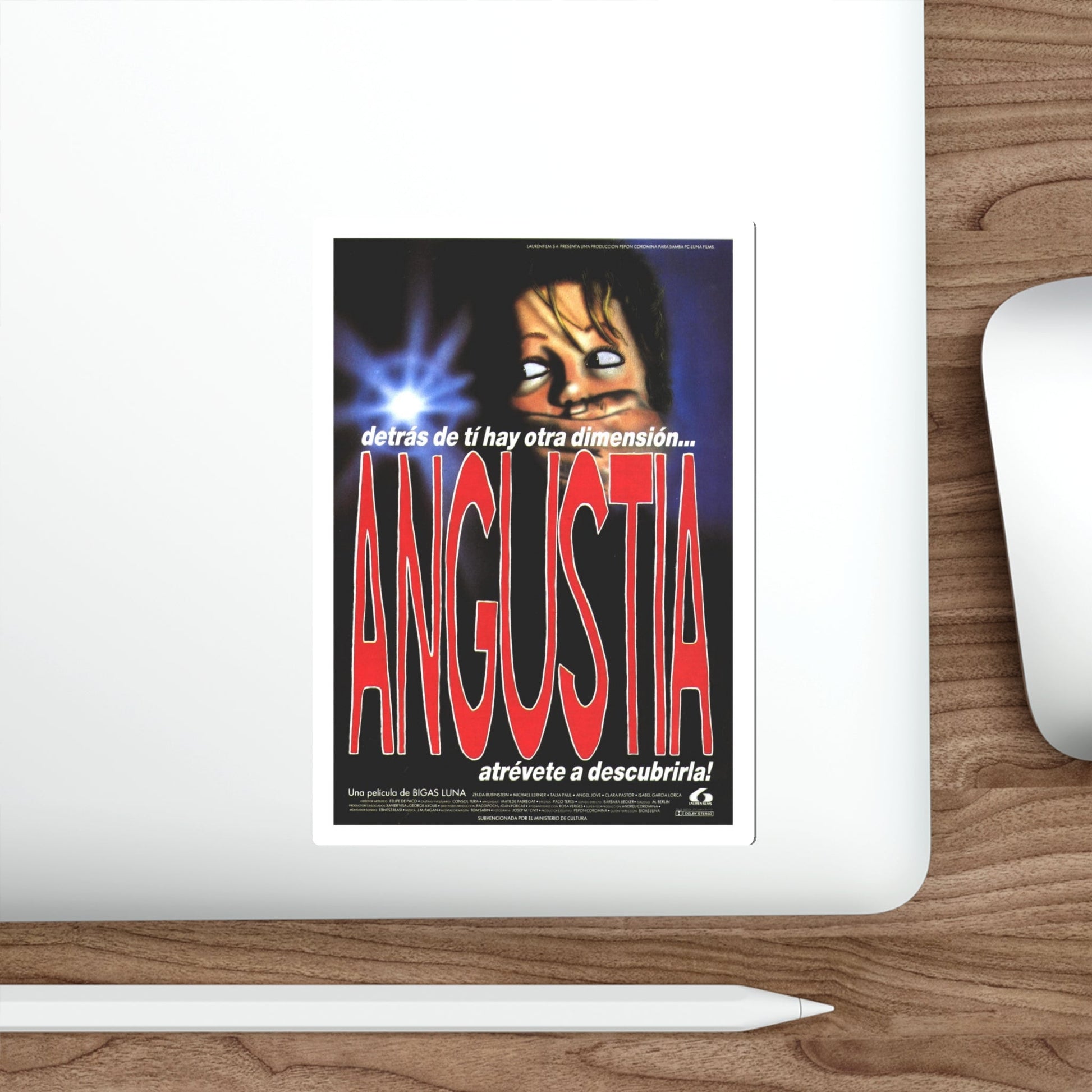 ANGUISH (SPANISH) 1987 Movie Poster STICKER Vinyl Die-Cut Decal-The Sticker Space