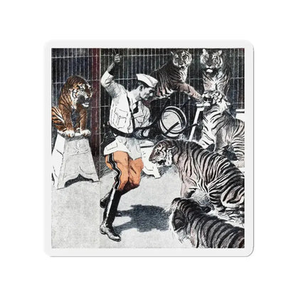 Animal Man (1), Blue Book Magazine, April 1948 (Magazine Illustration) Refrigerator Magnet 3 Inch - The Sticker Space