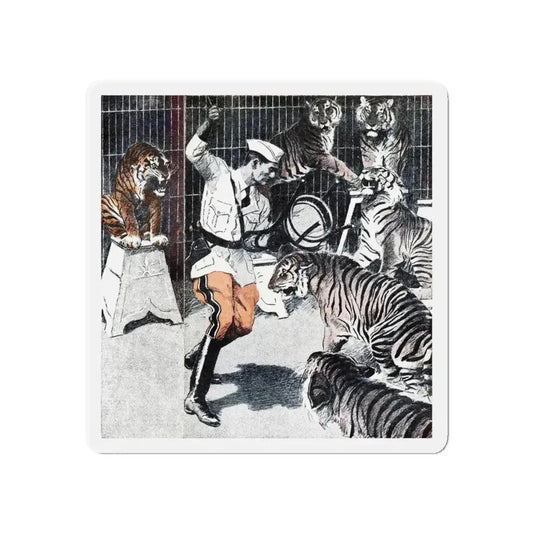 Animal Man (1), Blue Book Magazine, April 1948 (Magazine Illustration) Refrigerator Magnet 6 Inch - The Sticker Space