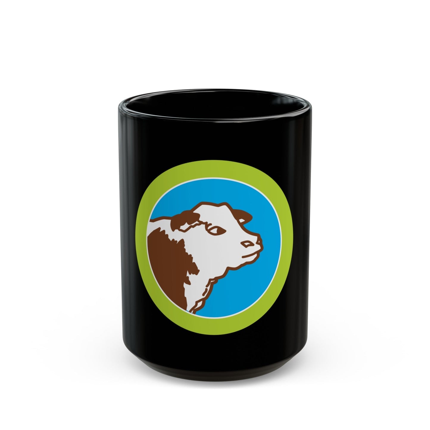 Animal Science (Boy Scout Merit Badge) Black Coffee Mug-15oz-The Sticker Space