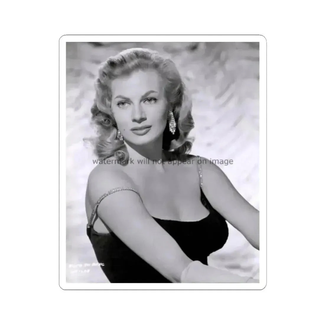 Anita Ekberg #110 (Vintage Female Icon) STICKER Vinyl Kiss-Cut Decal 2 Inch White - The Sticker Space