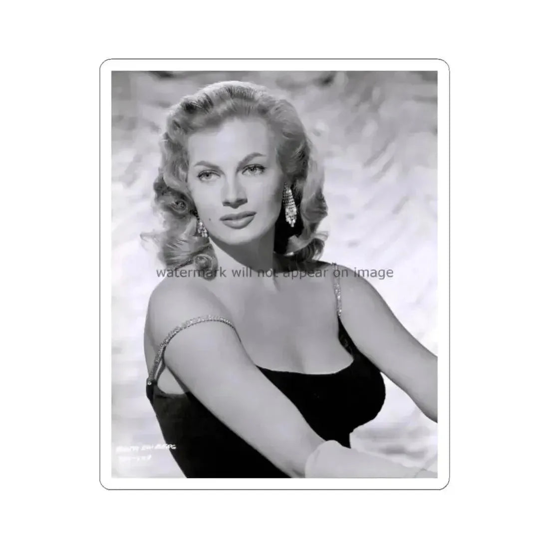 Anita Ekberg #110 (Vintage Female Icon) STICKER Vinyl Kiss-Cut Decal 6 Inch White - The Sticker Space