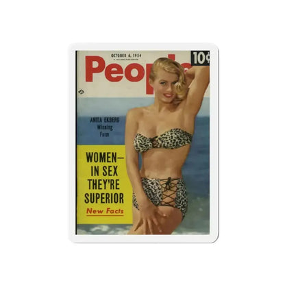 Anita Ekberg #129 - Mag. Cover (Vintage Female Icon) Refrigerator Magnet - The Sticker Space