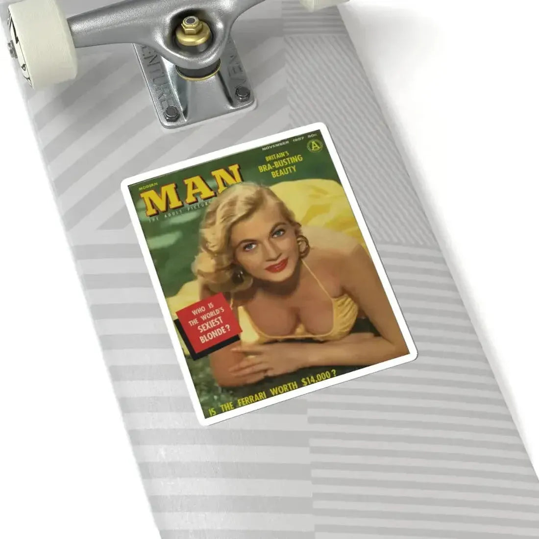 Anita Ekberg #135 - Mag. Cover (Vintage Female Icon) STICKER Vinyl Kiss-Cut Decal - The Sticker Space