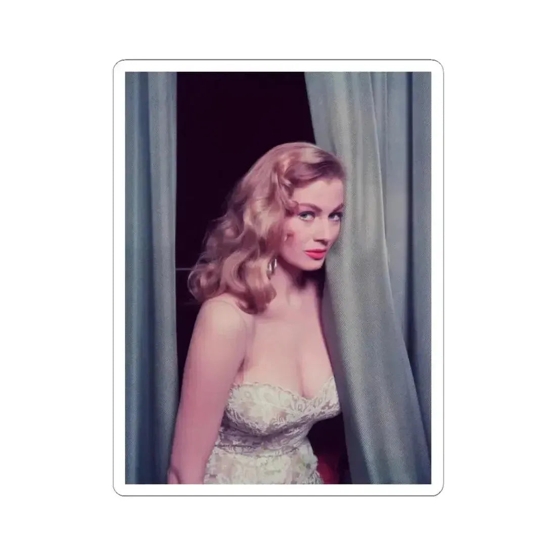 Anita Ekberg #230 (Vintage Female Icon) STICKER Vinyl Kiss-Cut Decal 3 Inch White - The Sticker Space