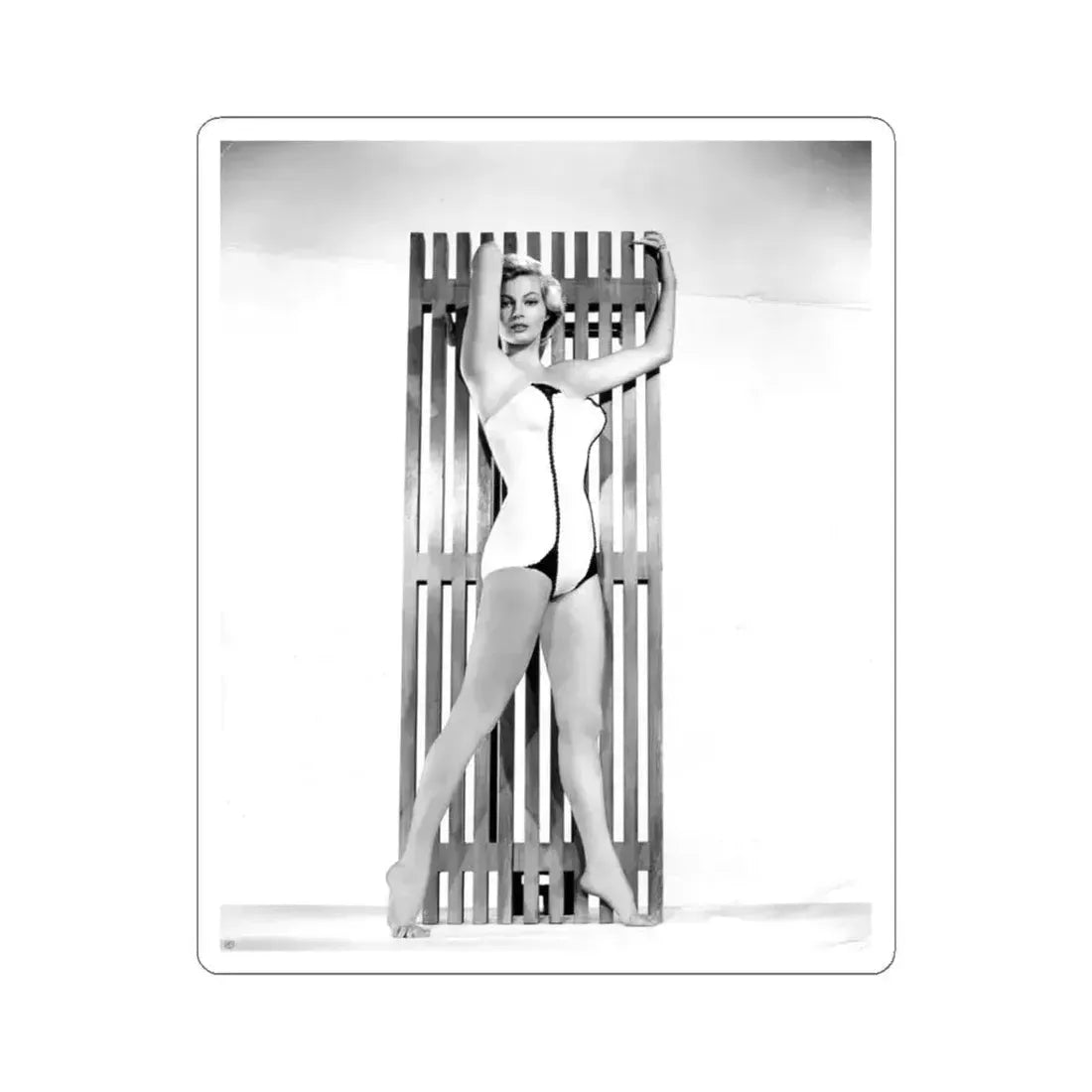Anita Ekberg #259 (Vintage Female Icon) STICKER Vinyl Kiss-Cut Decal 3 Inch White - The Sticker Space