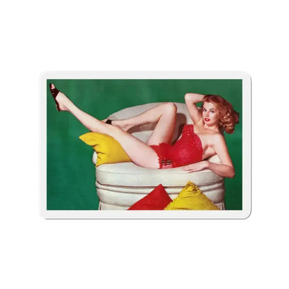 Anita Ekberg #269 1 (Vintage Female Icon) Refrigerator Magnet 2 Inch Die-Cut - The Sticker Space
