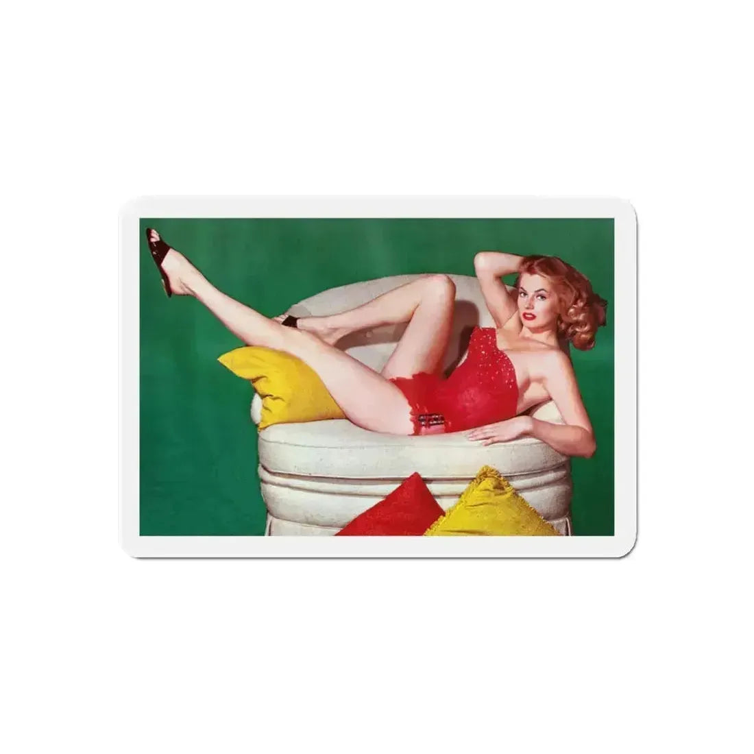 Anita Ekberg #269 1 (Vintage Female Icon) Refrigerator Magnet 4 Inch Die-Cut - The Sticker Space