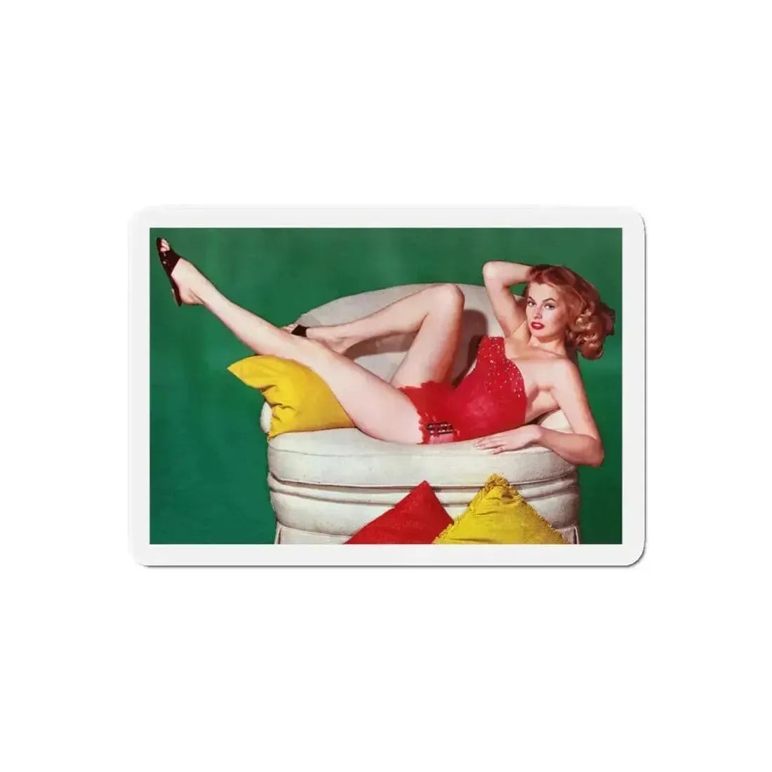 Anita Ekberg #269 1 (Vintage Female Icon) Refrigerator Magnet 6 Inch Die-Cut - The Sticker Space