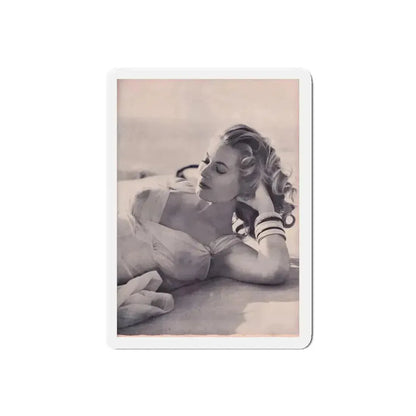 Anita Ekberg #274 - See through top (Vintage Female Icon) Refrigerator Magnet 5 Inch Die-Cut - The Sticker Space