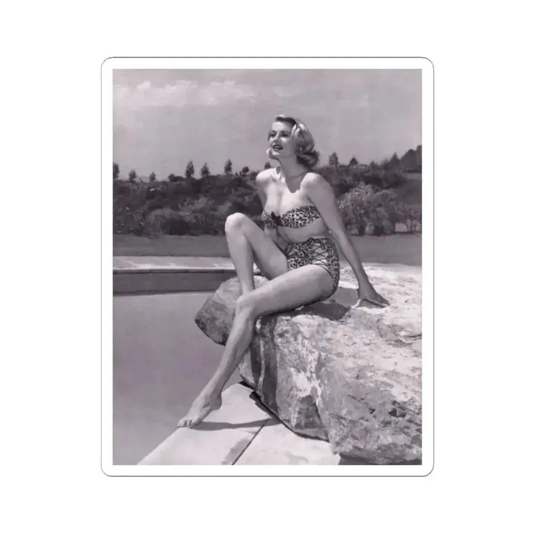 Anita Ekberg #294 (Vintage Female Icon) STICKER Vinyl Kiss-Cut Decal 2 Inch White - The Sticker Space