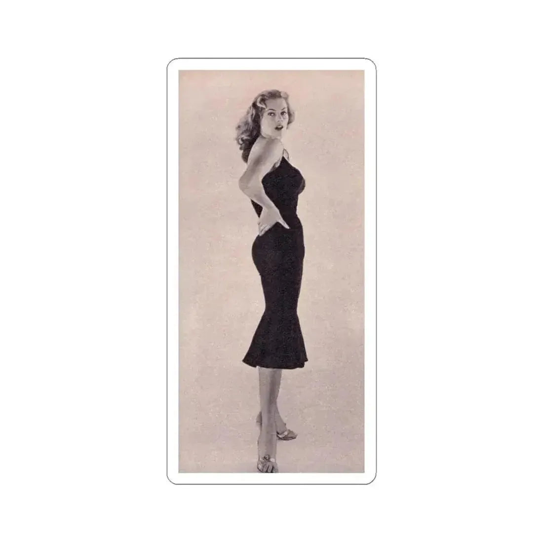 Anita Ekberg #299 (Vintage Female Icon) STICKER Vinyl Kiss-Cut Decal 3 Inch White - The Sticker Space