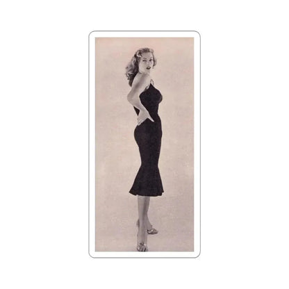 Anita Ekberg #299 (Vintage Female Icon) STICKER Vinyl Kiss-Cut Decal 3 Inch White - The Sticker Space