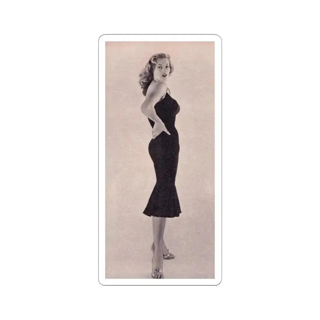 Anita Ekberg #299 (Vintage Female Icon) STICKER Vinyl Kiss-Cut Decal 4 Inch White - The Sticker Space