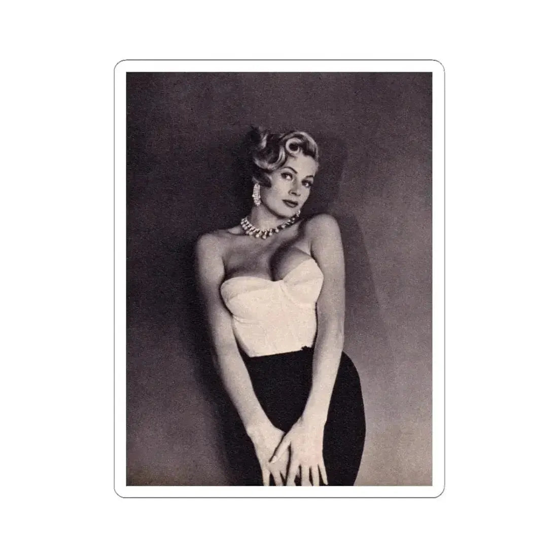 Anita Ekberg #303 (Vintage Female Icon) STICKER Vinyl Kiss-Cut Decal 3 Inch White - The Sticker Space