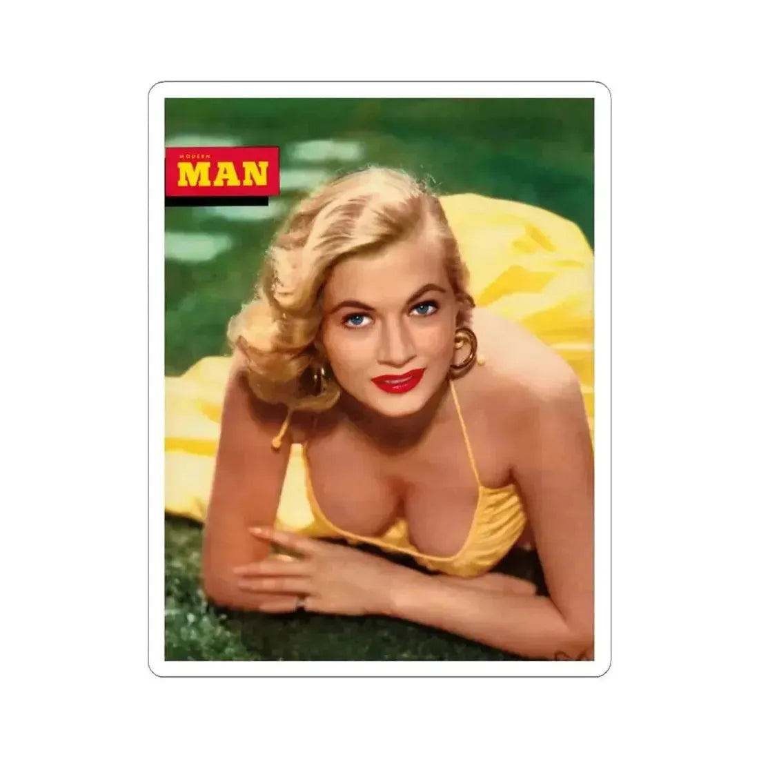 Anita Ekberg #305 (Vintage Female Icon) STICKER Vinyl Kiss-Cut Decal 4 Inch White - The Sticker Space