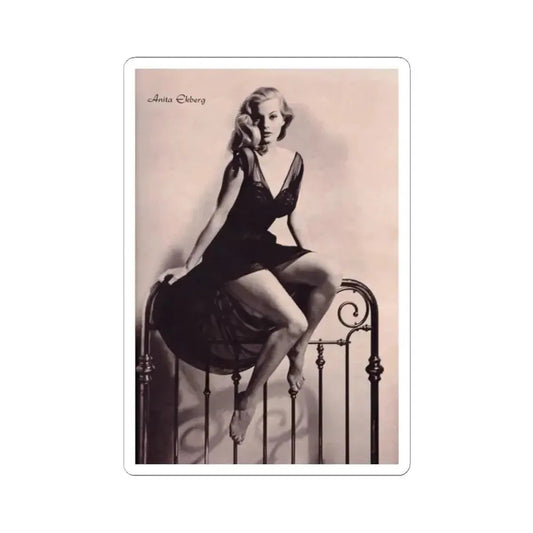 Anita Ekberg #306 (Vintage Female Icon) STICKER Vinyl Kiss-Cut Decal 2 Inch White - The Sticker Space