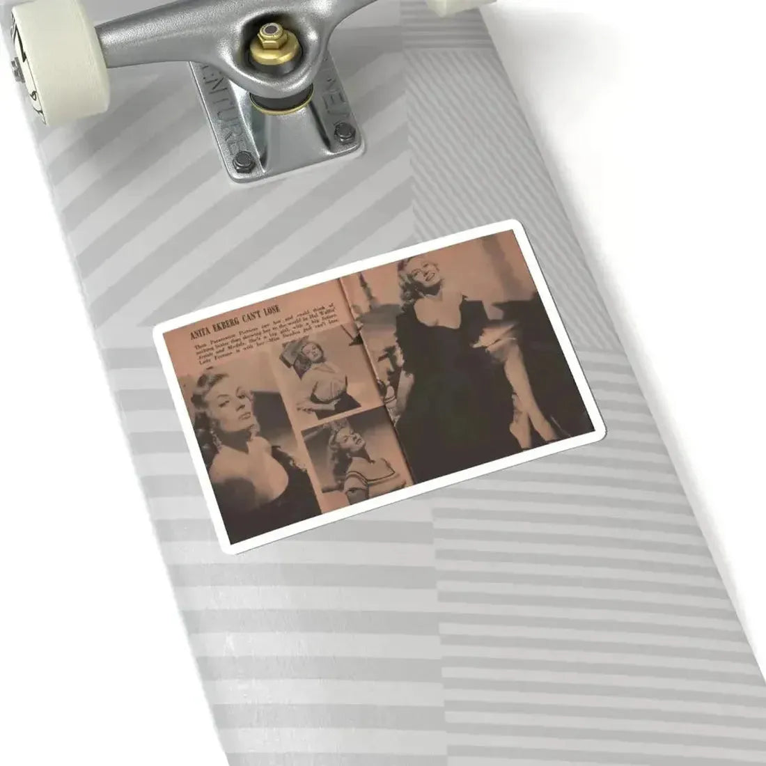 Anita Ekberg #314 - Pocket Pin-Ups Mag. '56 Photos (Vintage Female Icon) STICKER Vinyl Kiss-Cut Decal - The Sticker Space