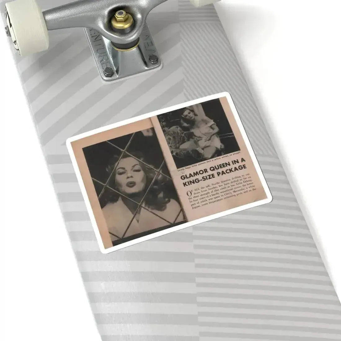 Anita Ekberg #326 - That Girl Anita Pocket Mag. '55 (Vintage Female Icon) STICKER Vinyl Kiss-Cut Decal - The Sticker Space