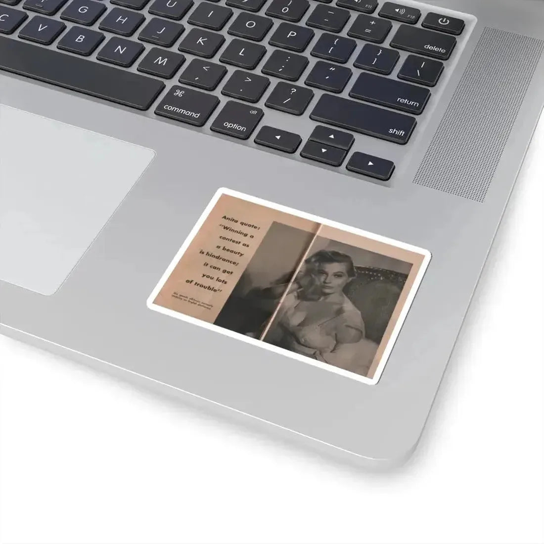 Anita Ekberg #327 - That Girl Anita Pocket Mag. '55 (Vintage Female Icon) STICKER Vinyl Kiss-Cut Decal - The Sticker Space