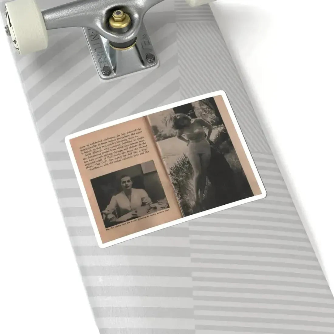 Anita Ekberg #328 - That Girl Anita Pocket Mag. '55 (Vintage Female Icon) STICKER Vinyl Kiss-Cut Decal - The Sticker Space