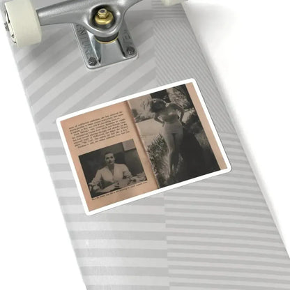 Anita Ekberg #328 - That Girl Anita Pocket Mag. '55 (Vintage Female Icon) STICKER Vinyl Kiss-Cut Decal - The Sticker Space